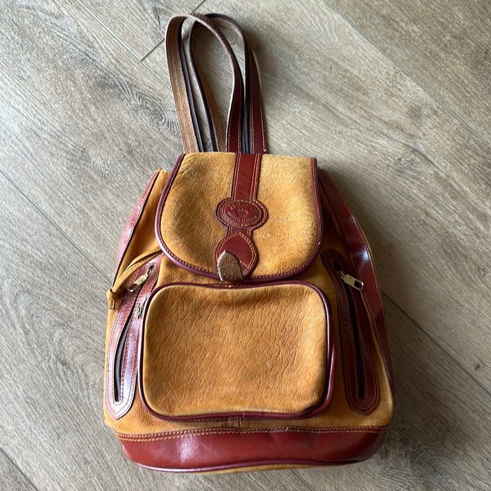 Leather backpack from Thailand